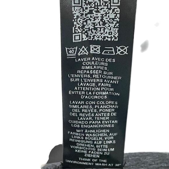 ASOS, Miss Selfridge Wrap Tie Skirt in Black W/Heart Print - Picture 8 of 8